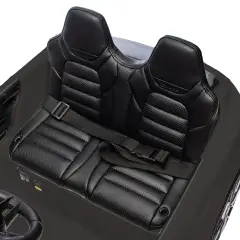 Porsche Macan Turbo EV Auto Elettrica per Bambini, Licenza Ufficiale, Nero Metallizzato - auto