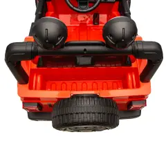 Jeep Wrangler Rubicon Auto Elettrica, Licenza Ufficiale, Telecomando e Luci LED, Arancio - auto