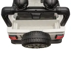 Jeep Wrangler Rubicon Auto Elettrica, Licenza Ufficiale, Telecomando e Luci LED, Bianco - auto