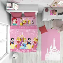 Completo 1 Piazza E Mezza Con Federa Disney Princess - regalo e gadget valigeria