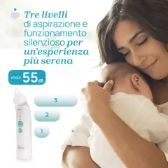 Aspiratore Nasale Elettrico Physioclean Chicco Leggera - igiene