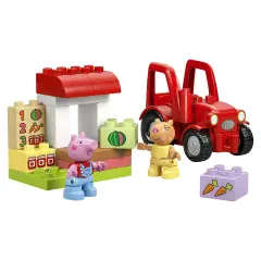 LEGO DUPLO 10468 Peppa Pig Trattore e Mercato - Costruzioni in plastica