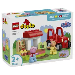 LEGO DUPLO 10468 Peppa Pig Trattore e Mercato - Costruzioni in plastica