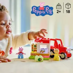 LEGO DUPLO 10468 Peppa Pig Trattore e Mercato - Costruzioni in plastica
