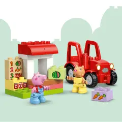 LEGO DUPLO 10468 Peppa Pig Trattore e Mercato - Costruzioni in plastica