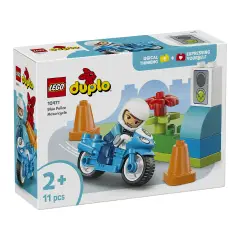 Lego Duplo Motocicletta Blu della Polizia 10471 - Costruzioni in plastica