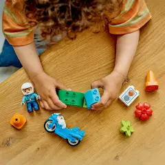 Lego Duplo Motocicletta Blu della Polizia 10471 - Costruzioni in plastica