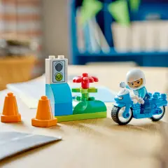 Lego Duplo Motocicletta Blu della Polizia 10471 - Costruzioni in plastica