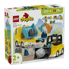 Lego Duplo Veicoli da Cantiere 3 in 1 10475 - Costruzioni in plastica