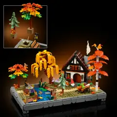 LEGO Icons 11372 Giardino Autunnale Cottage Kit Adulti 1102 pz - lego
