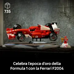 Lego Icons Ferrari F2004 e Michael Schumacher 11375 - lego