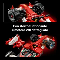 Lego Icons Ferrari F2004 e Michael Schumacher 11375 - lego
