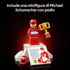 Lego Icons Ferrari F2004 e Michael Schumacher 11375 - lego