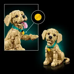 Lego Icons Cucciolo di Golden Retriever 11384 - lego