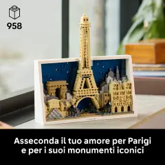 LEGO Architecture 21064 Parigi La Città dell’Amore Wall Art - lego
