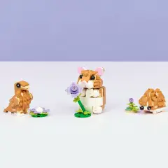 LEGO Creator 31376 Simpatico Criceto 3 in 1 con Fiore 7+ - lego