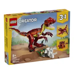 LEGO Creator 31379 Feroce Dinosauro 3 in 1 Velociraptor, Stegosauro o Pterosauro 8+ - lego