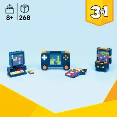 LEGO Creator 31380 Console di Gioco Retrò 3 in 1 Gamer 8+ - lego