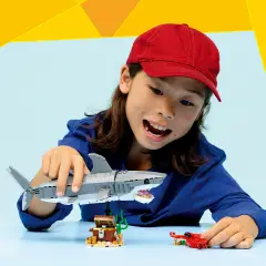 LEGO Creator 31381 Squalo 3 in 1 con Scrigno del Tesoro 8+ - lego