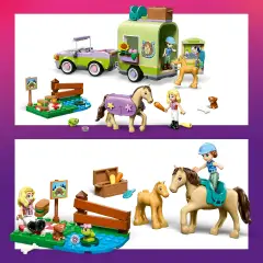 LEGO Friends Rimorchio per Cavallo e Puledro 42695 - lego