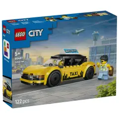 Lego City Taxi Giallo 60487 - lego