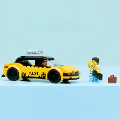 Lego City Taxi Giallo 60487 - lego