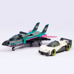 Lego City Jet Contro Auto Sportiva 60489 - lego