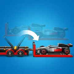 LEGO City Display Truck F1 Audi 60493 con Auto da Corsa - lego