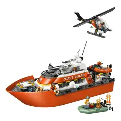 Lego City Motoscafo di Soccorso Ed Elicottero della Guardia Costiera 60504 - lego