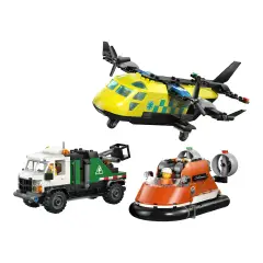 Lego City Remix Aereo, Camion di Servizio e Hovercraft 60505 - lego