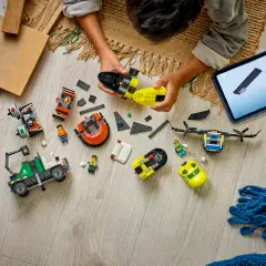 Lego City Remix Aereo, Camion di Servizio e Hovercraft 60505 - lego