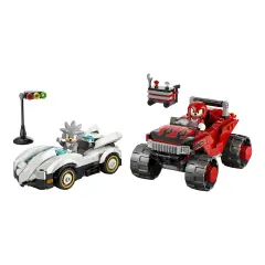 Lego Sonic Auto di Silver Vs. Monster Truck di Knuckles 77118 - lego