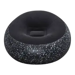 Pouf Gonfiabile Per Esterno - Interno Nero - estivo mare
