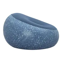 Pouf Gonfiabile Per Esterno - Interno Blu - estivo mare