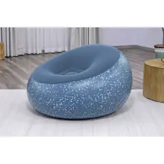 Pouf Gonfiabile Per Esterno - Interno Blu - estivo mare