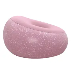 Pouf Gonfiabile Per Esterno - Interno Rosa Cipria - estivo mare