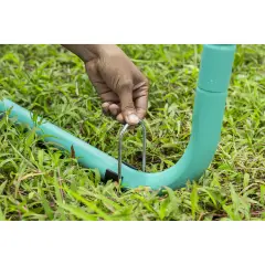 Trampolino Elastico Xtreme Air Da Esterno 2,44x2,50 M Verde - Equilibrio e coordinamento