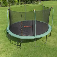 Trampolino Elastico Xtreme Air Da Esterno 4,27 x 2,86 M Verde Scuro - Equilibrio e coordinamento