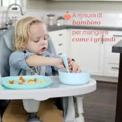 Primo Set di Posate Inox per Bambini + 18 Mesi, Rosa - pappa