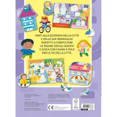 Libro Io Coloro Con Gli Stickers - Città - Prima biblioteca