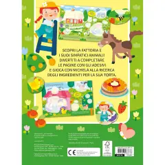 Libro Io Coloro Con Gli Stickers - Fattoria - Prima biblioteca