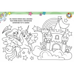 Libro Magic Color Unicorni - Prima biblioteca