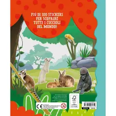 Libro Superstickers - I Cuccioli - Prima biblioteca