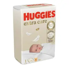 Huggies Extra Care Starter Kit Cofanetto Primi Giorni - pannolini e salviettine
