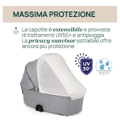 Navicella Bellagio Flexi Lunar Rock Chicco - trio e modulari