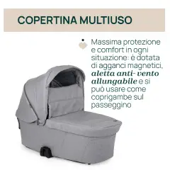 Navicella Bellagio Flexi Lunar Rock Chicco - trio e modulari