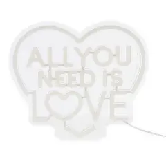 Legami - Lampada Led Effetto Neon All You Need Is Love - regalo e gadget valigeria