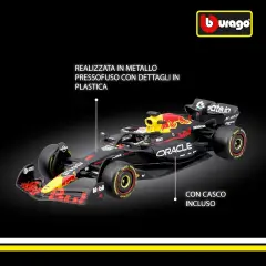 Auto 1:43 F1 Redbull Racing RB21 2025 #1 Verstappen Con Casco - diecast