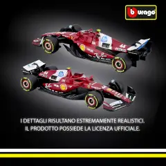 Auto 1:64 F1 Ferrari Sf-25 #44 Lewis Hamilton - diecast