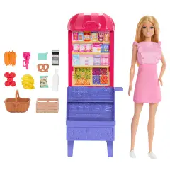 Barbie Malibu fa la Spesa con Bancarella e Accessori JCT05 - collezionabili bambina